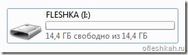 Метка тома при форматировани флеш-накопителя